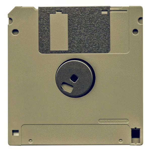 Vintage hledáte disketu — Stock fotografie