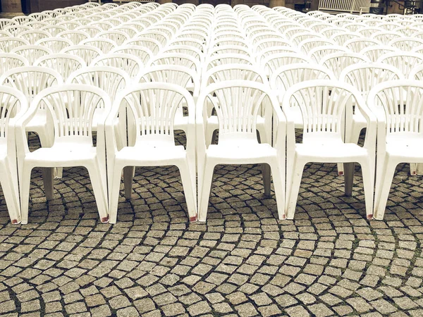 Винтажные стулья — стоковое фото