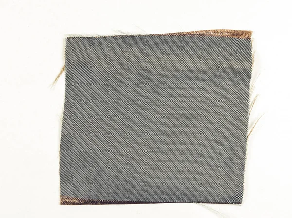 Старинный образец голубой ткани — стоковое фото
