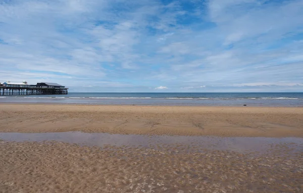 Spiaggia del piacere a Blackpool — Foto Stock