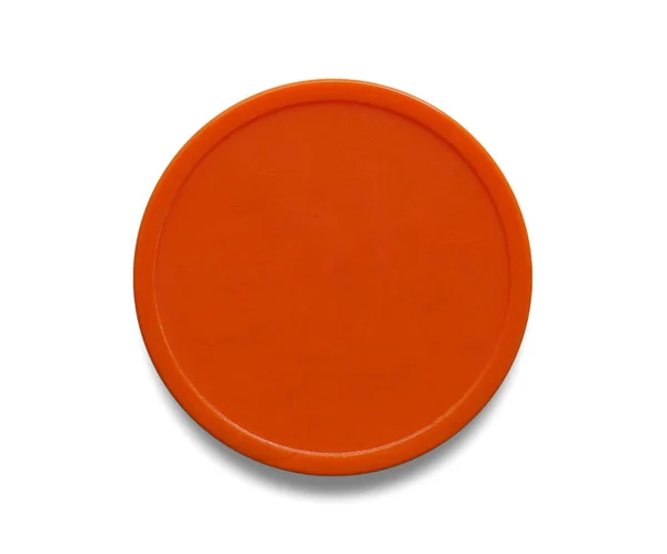 Orange plast token pengar — Stockfoto