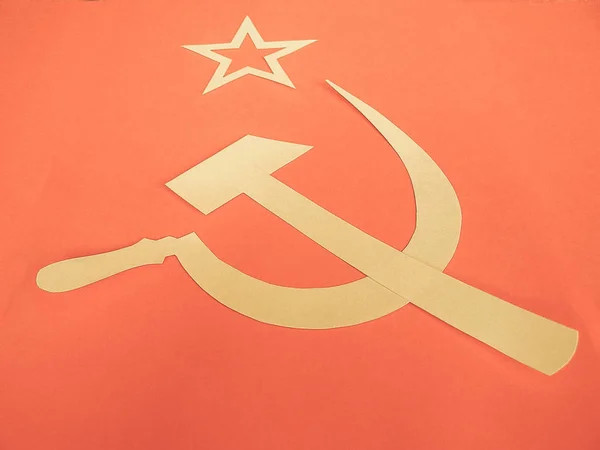 Vintage looking CCCP Flag — Stock Photo, Image