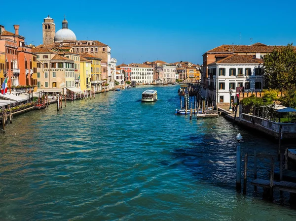 HDR Canal Grande en Venecia — Foto de Stock