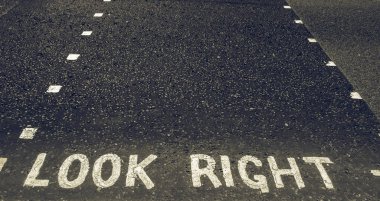 Vintage bakmak sağ işaret arıyorum