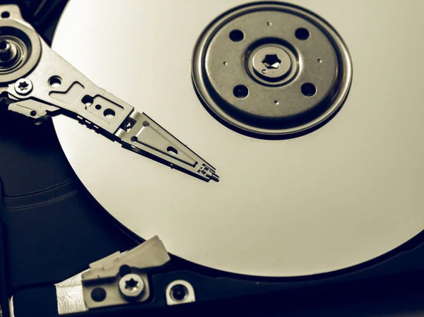 Vintage looking Hard disk — Stock Photo, Image