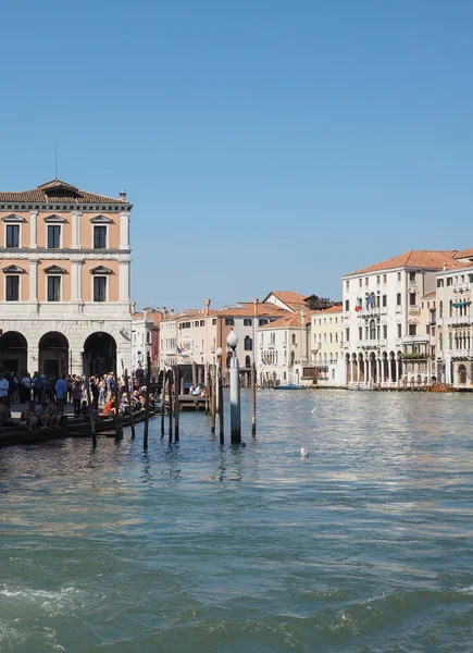 ヴェネツィアのキャナルグランデ — ストック写真