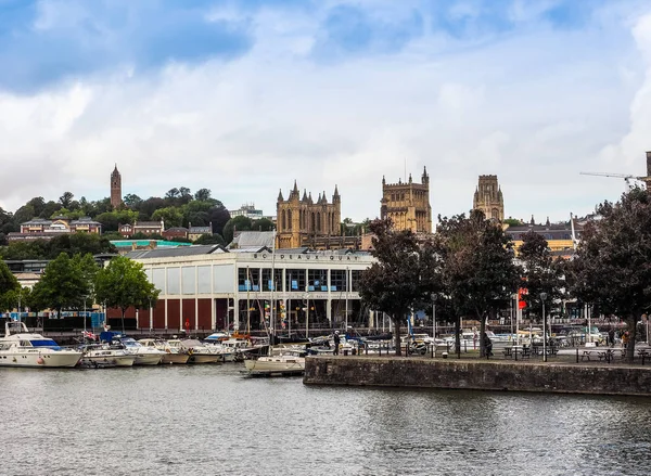 HDR Bristol Harbour in Bristol — Stock Photo, Image