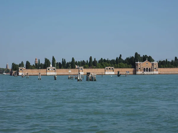 Isola del cimitero di San Michele a Venezia — Foto Stock