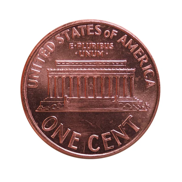 Mince dolaru (Usd), měna Spojených států amerických (Usa) nad, samostatný — Stock fotografie