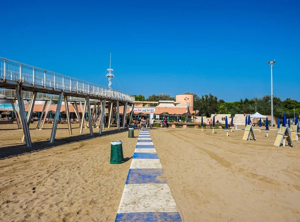 HDR Venezia Lido Beach in Venice — Stock Photo, Image