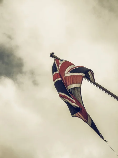 Vintage uitziende Britse vlag — Stockfoto