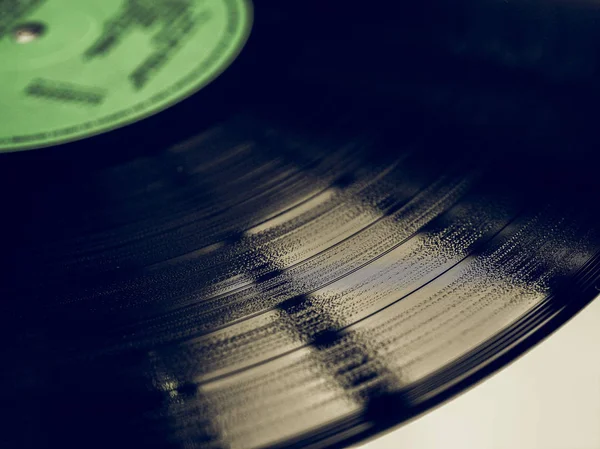 Vintage Vinyl záznam při pohledu — Stock fotografie