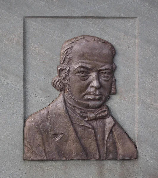 Plaque commémorative pour l'ingénieur Brunel à Bristol — Photo