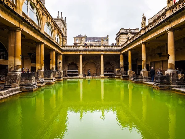 HDR Roman Baths in Bath — Stock Photo, Image