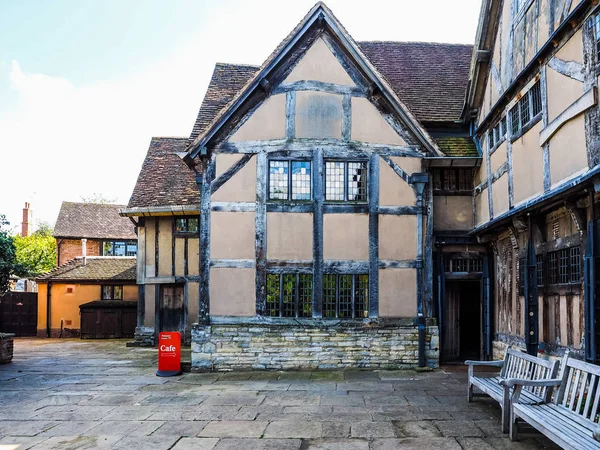 Lugar de nacimiento de Shakespeare en Stratford upon Avon (HDR ) — Foto de Stock