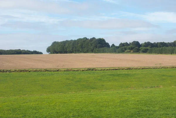 English country panorama in Salisbury — Stock Photo, Image