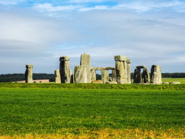 HDR Stonehenge anıt Wiltshire'deki/daki oteller