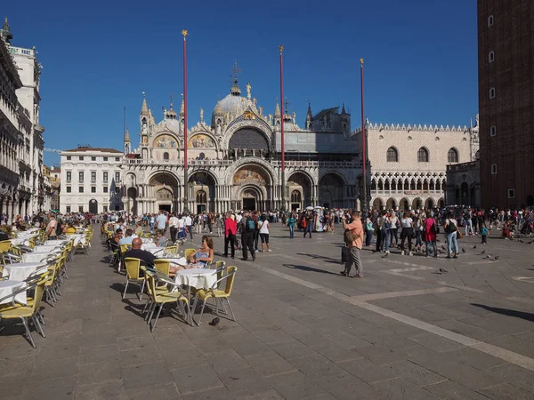 Venedik'te San Marco Meydanı — Stok fotoğraf