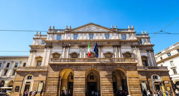 Teatro alla Scala Milano (Hdr) — Stok fotoğraf