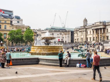 Trafalgar Square Londra (Hdr)