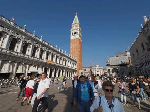 Plaza de San Marcos en Venecia — Foto de Stock