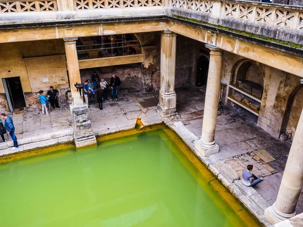 Bains Romains HDR à Bath — Photo