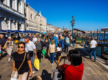 Venedik 'te HDR Riva degli Schiavoni