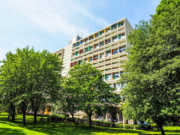 Corbusierhaus Berlin (Hdr) — Stok fotoğraf