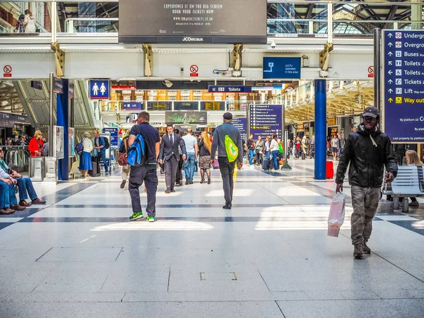 Liverpool Street Station in London (Hdr) — Stockfoto