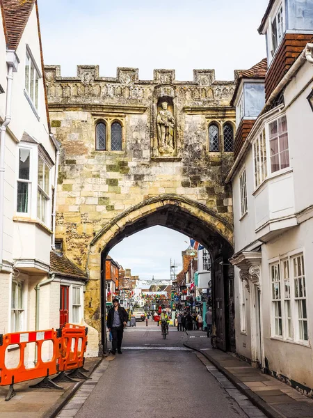 HDR View of the city of Salisbury — Stock Photo, Image