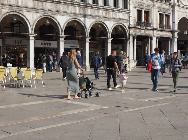 Plaza de San Marcos en Venecia — Foto de Stock