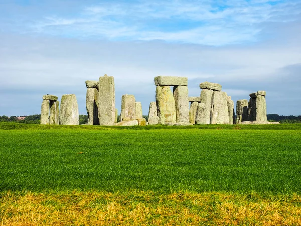 HDR Stonehenge anıt Wiltshire'deki/daki oteller — Stok fotoğraf