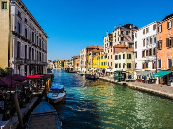 HDR Canal Grande en Venecia — Foto de Stock