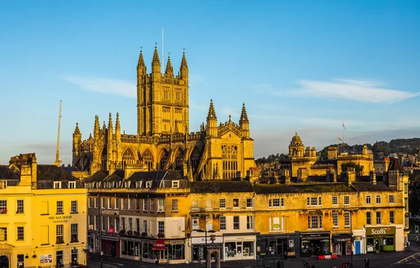 Abadía de Baño HDR en Bath — Foto de Stock