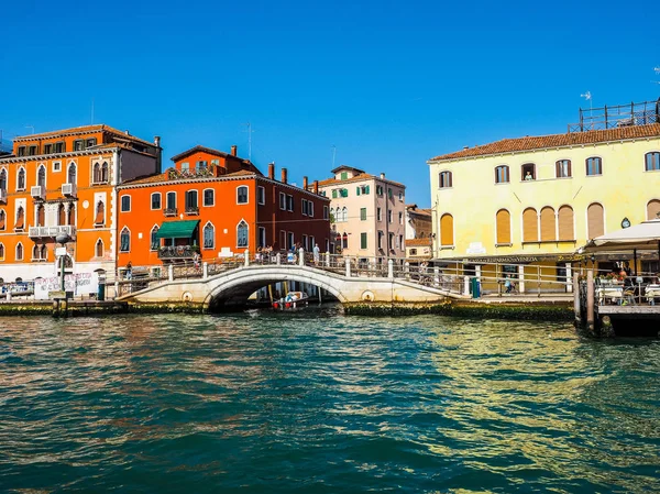 Canal HDR Giudecca à Venise — Photo