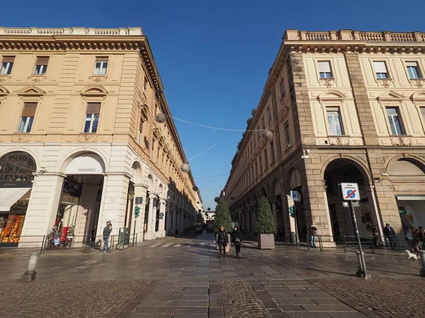 Piazza San Carlo en Turín — Foto de Stock