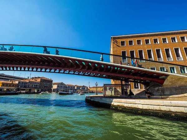 HDR Ponte della Costituzione en Venecia — Foto de Stock