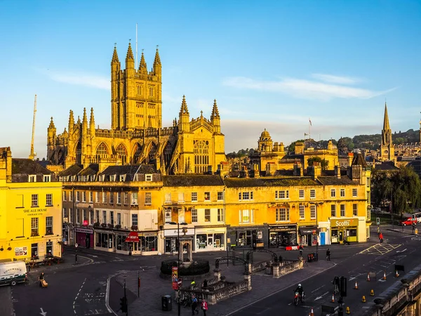 HDR Bath Abbey in Bad — Stockfoto