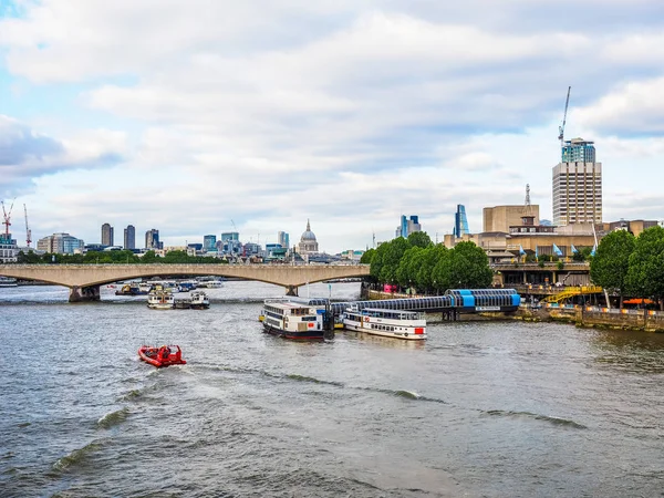 River Thames in London (HDR) — Stock Photo, Image