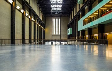 Tate Modern türbin Hall Londra (Hdr)