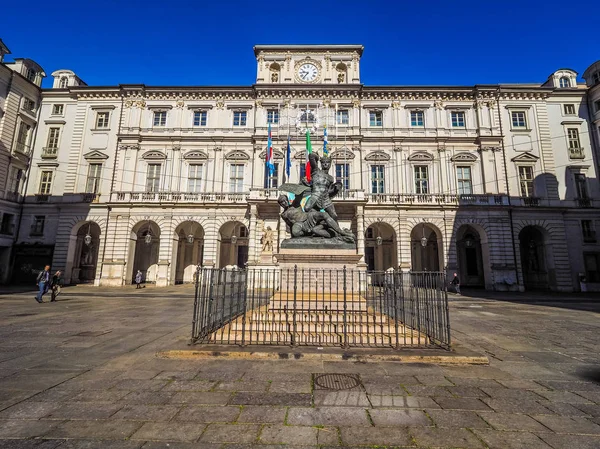 Palazzo di Città di Torino (HDR) ) — Foto Stock