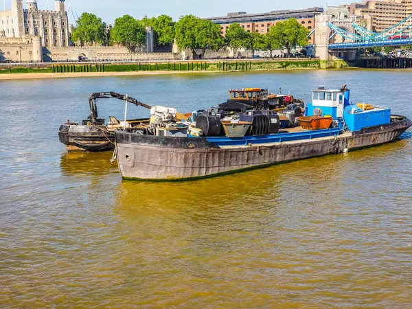 Río Támesis en Londres (HDR ) — Foto de Stock