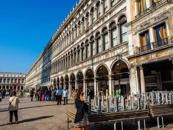 HDR St Mark square i Venedig — Stockfoto