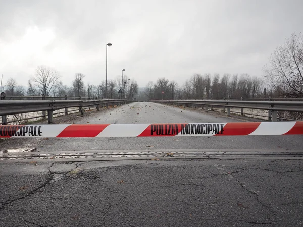 Linea di polizia, non attraversare — Foto Stock