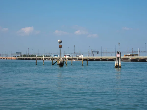 Puente de Ponte Liberta en Venecia —  Fotos de Stock