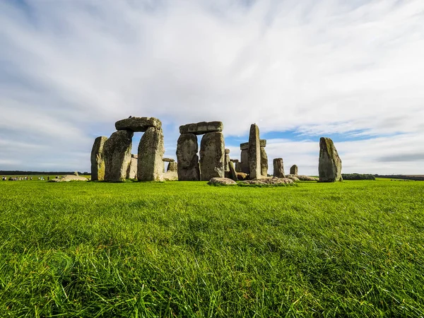 อนุสาวรีย์ HDR Stonehenge ใน Wiltshire — ภาพถ่ายสต็อก