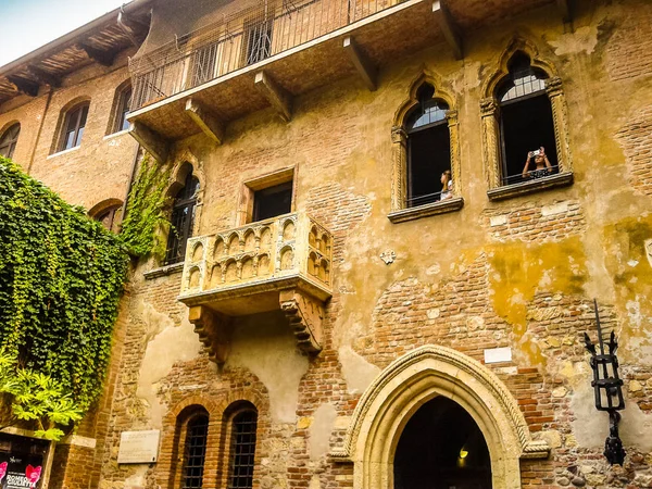 Casa HDR de Julieta em Verona — Fotografia de Stock