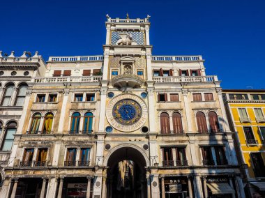 HDR St Mark saat kulesi Venedik