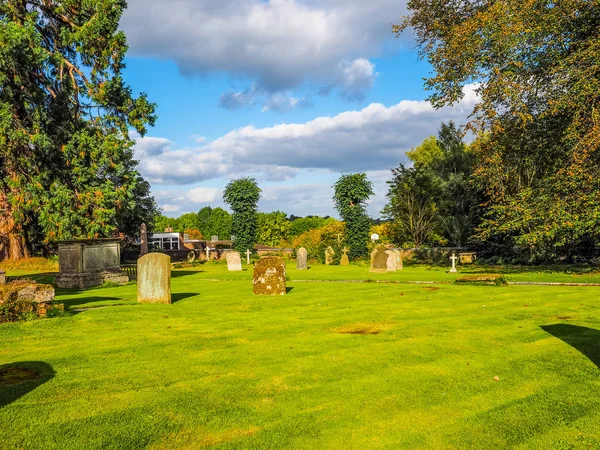 Nick Drake tomb in Tanworth in Arden (HDR) — Stock Photo, Image