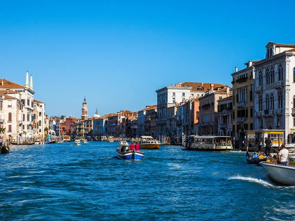 Canal HDR Grande em Veneza — Fotografia de Stock